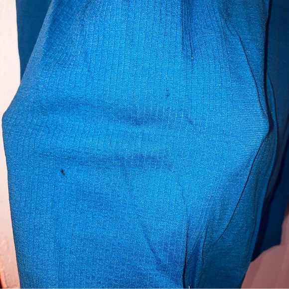 Smartwool lightweight cobalt bright blue base layer 3/4 zip size medium - Picture 7 of 7